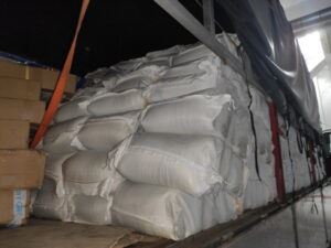 Những bao gạo ST25 về đến nhà máy của Bibabibo_ Tập đoàn Hương Sen